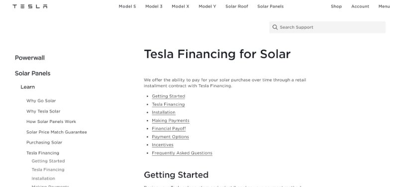 Tesla Financing for Solar