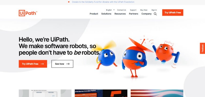 UiPath Inc. Website