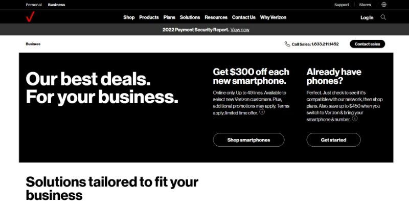 Verizon Website