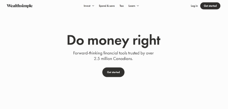 Wealthsimple Website