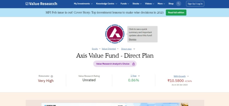 Axis Value Fund