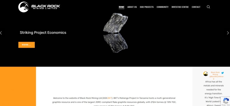 Black Rock Mining Homepage