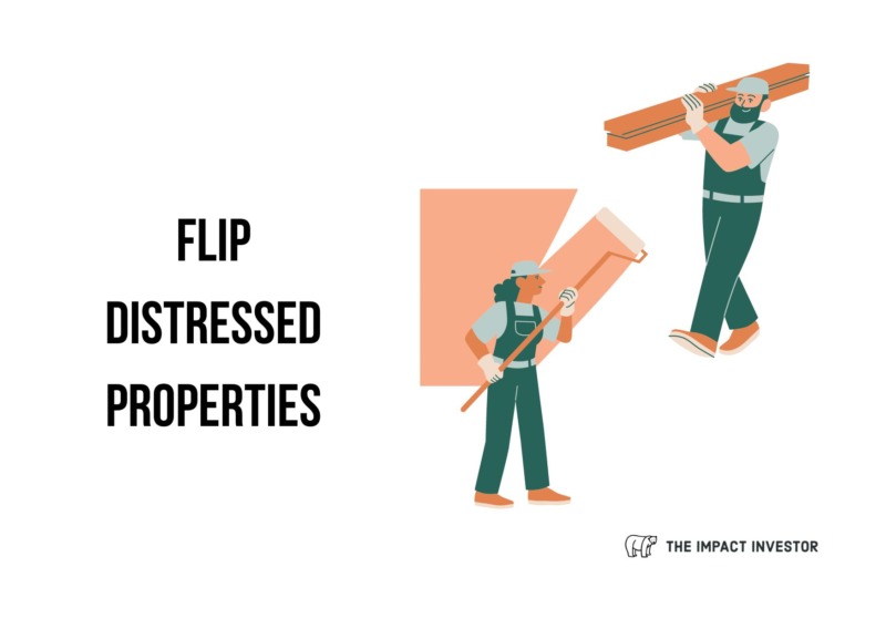 Flip Distressed Properties Graphics