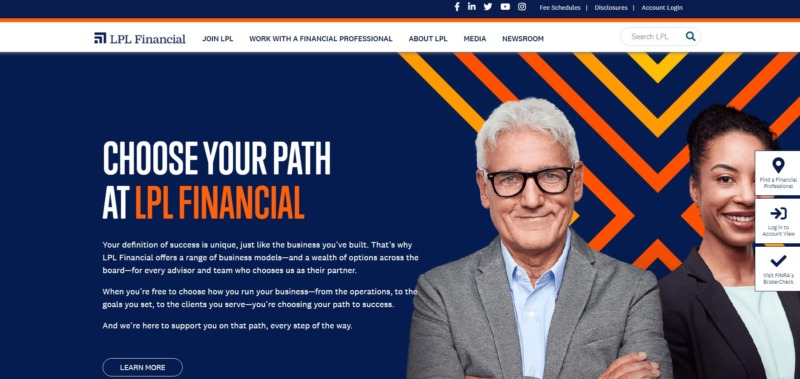 LPL Financial Homepage