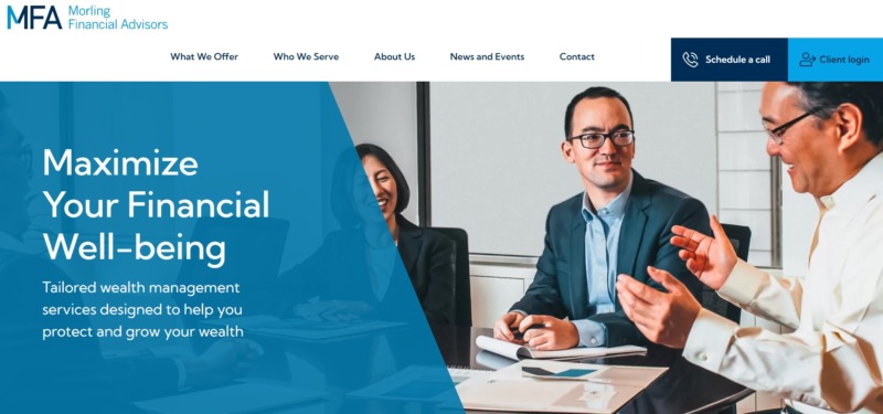 Morling Financial Advisors Homepage