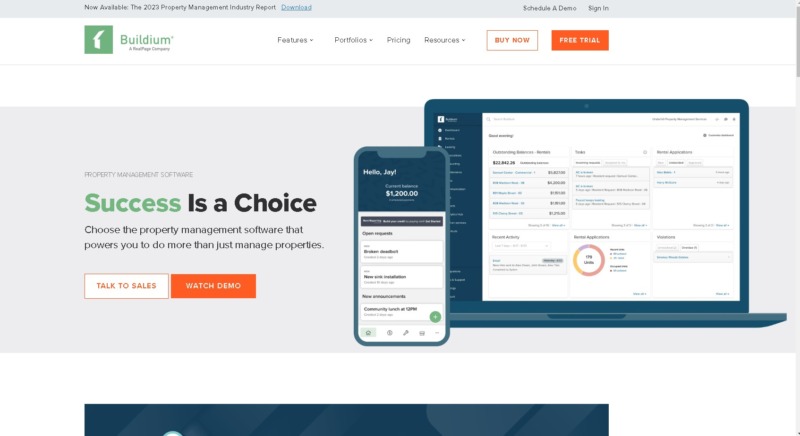 Buildium Landing Page