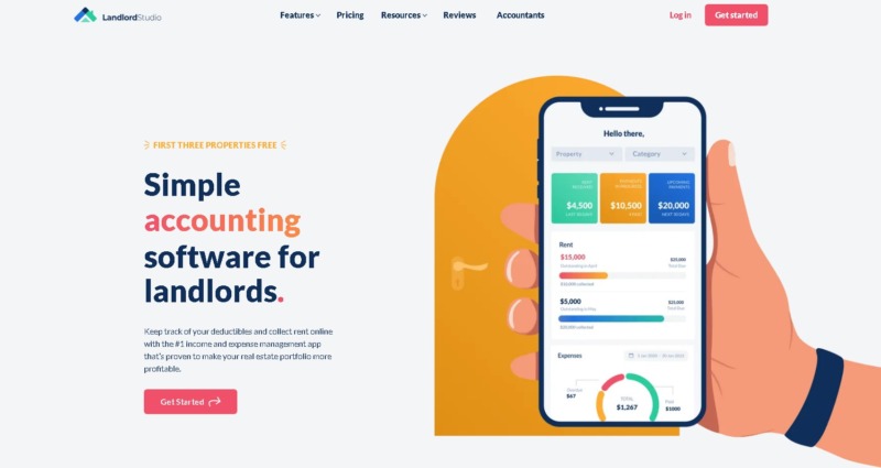 Landlord Studio Landing Page