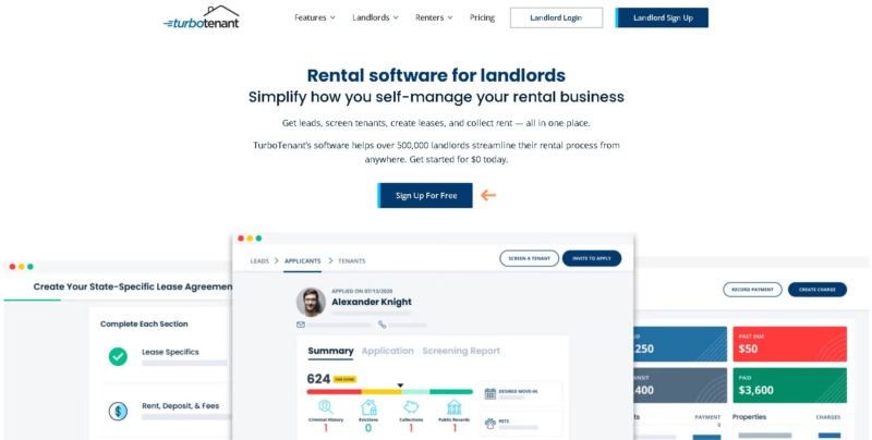 TurboTenant Landing Page