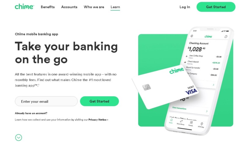 Chime Mobile App for Android and iOS