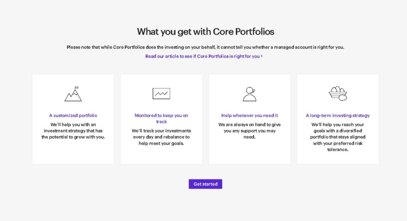 eTrade Core Portfolios Automatic Investment Management