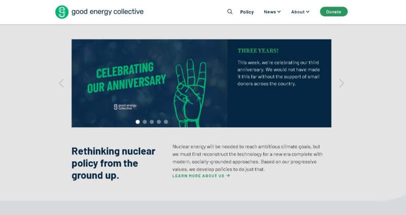 Good Energy Collective Website