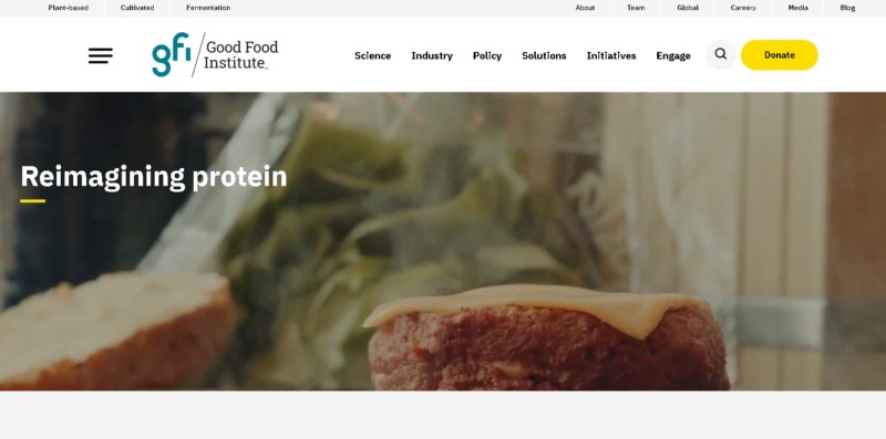 Good Food Institute Website