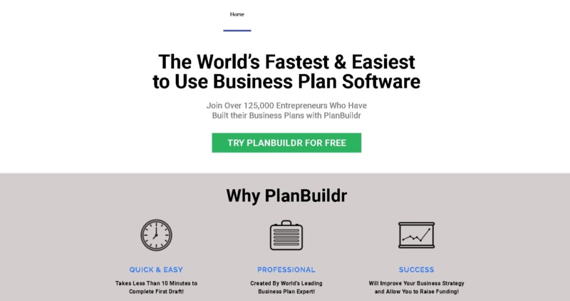 PlanBuildr Homepage