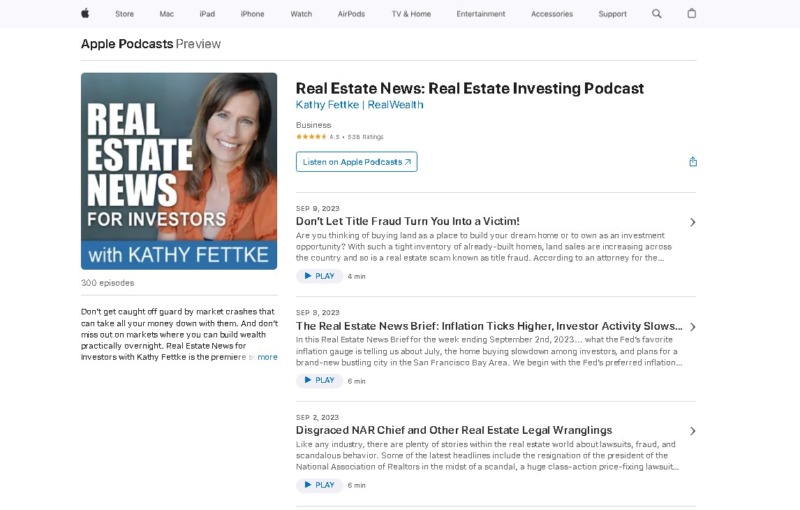 Real Estate News: Real Estate Investing Podcast in Apple