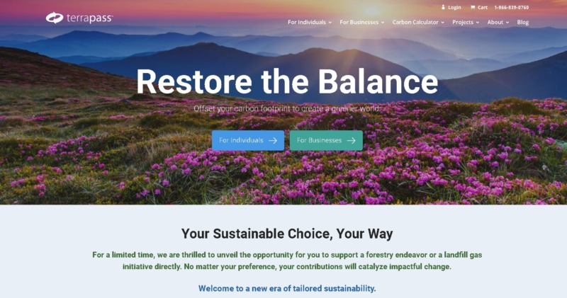 Terrapass Homepage
