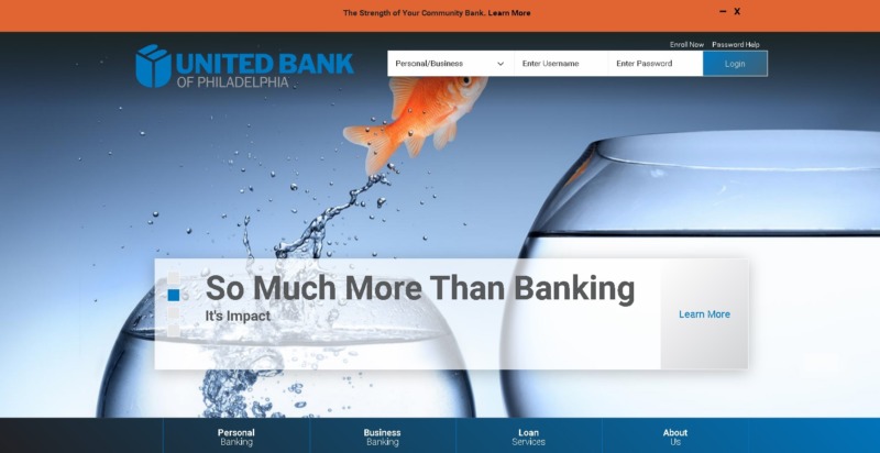 United Bank of Philadelphia Homepage