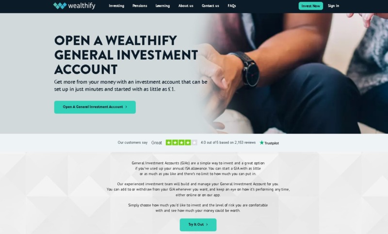 General Investment in Wealthify