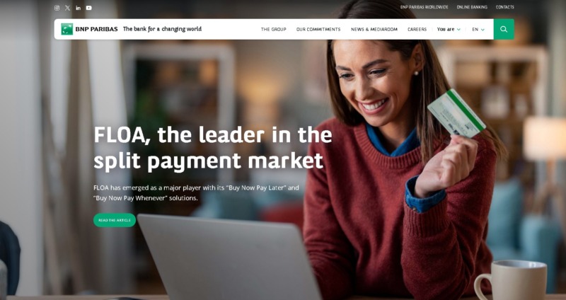 BNP Paribas Homepage