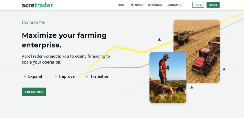 AcreTrader investment for farmers